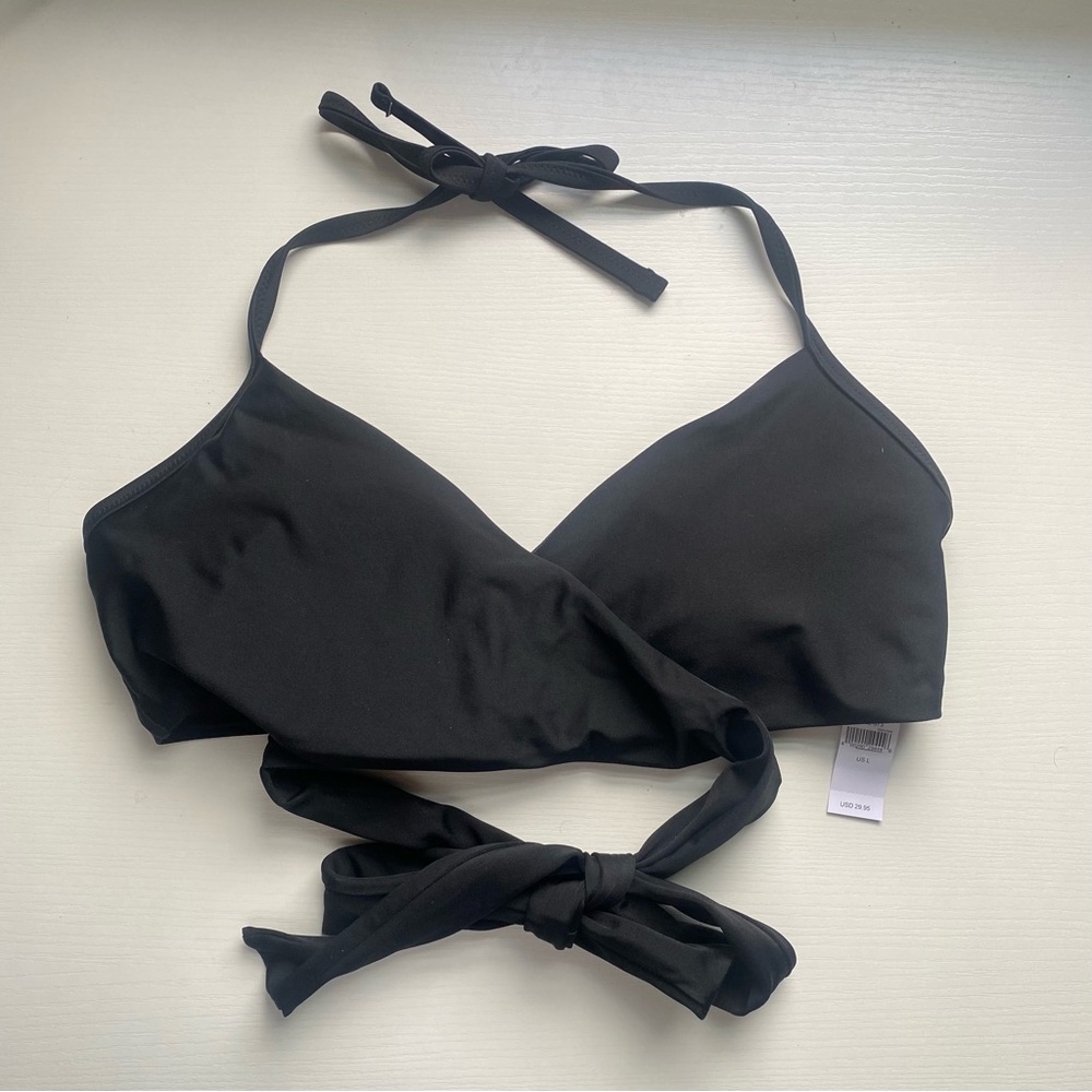 Aerie black bikini top
